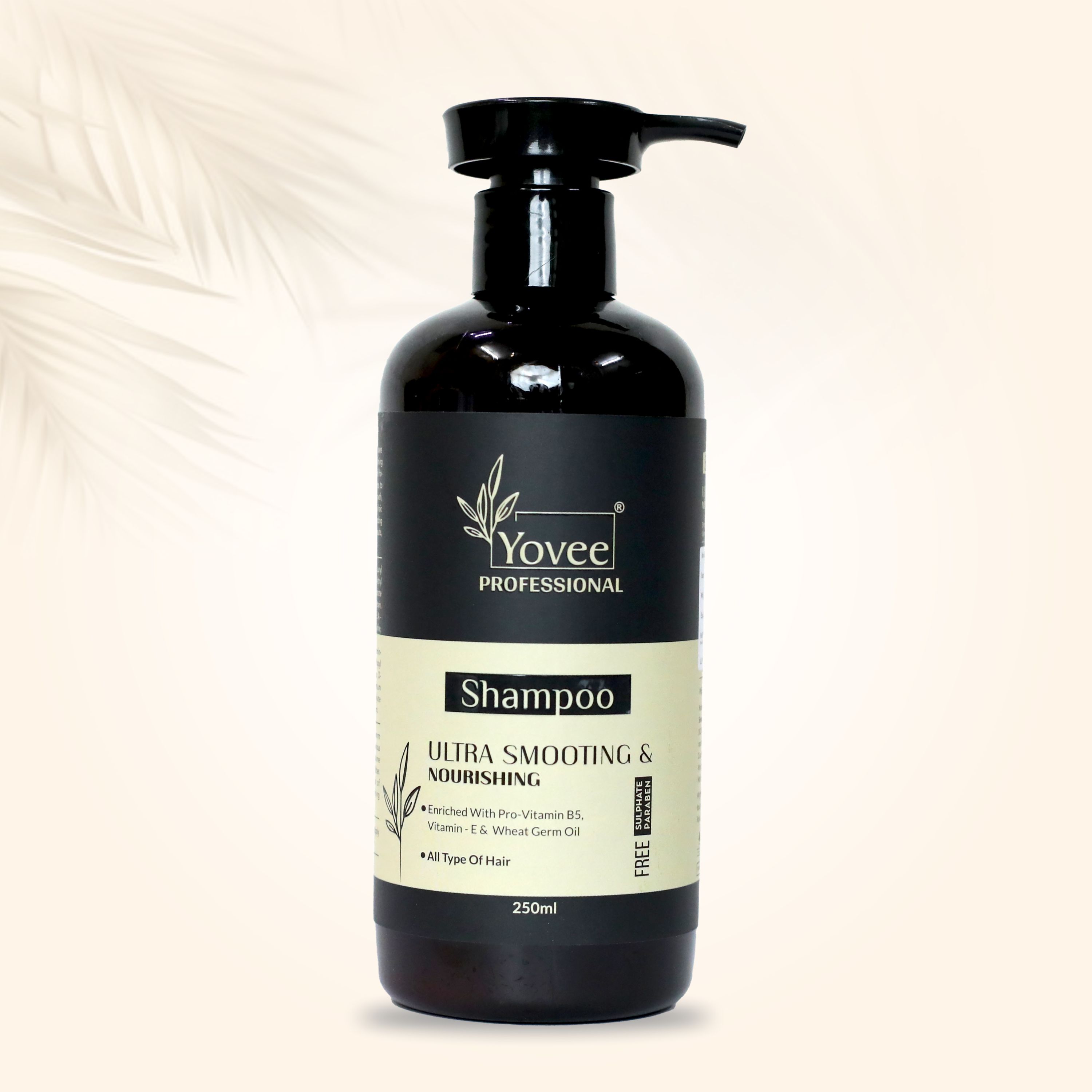 Ultra Smoothening Nourishing  Shampoo Yovee Professional